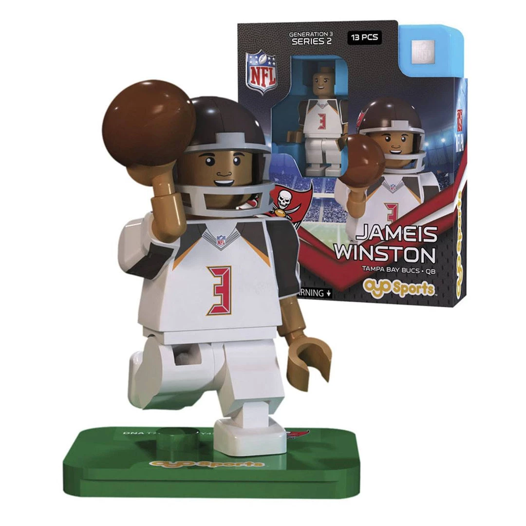 OYO Sports NFL Tampa Bay Buccaneers Jameis Winston G3S2 OYO Mini Figure 3 OYO Sports NFL Tampa Bay Buccaneers Jameis Winston G3S2 OYO Mini Figure