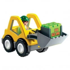 Playmobil 1-2-3 Excavator Building Set 6775