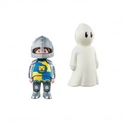 Playmobil 1-2-3 Knight With Ghost Building Set 70128