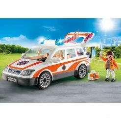 Playmobil City Life Emergency Car With Siren Building Set 70050