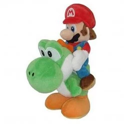 Jakks Pacific Little Buddy Super Mario Riding Yoshi 8 Inch Plush