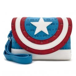 Loungefly Marvel Captain America POP Crossbody Bag Purse
