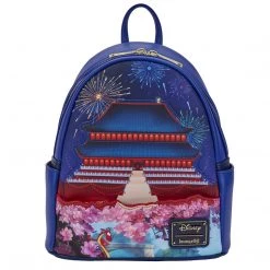 Danielle Nicole Backpacks Loungefly Disney Mulan Castle Light Up Mini Backpack
