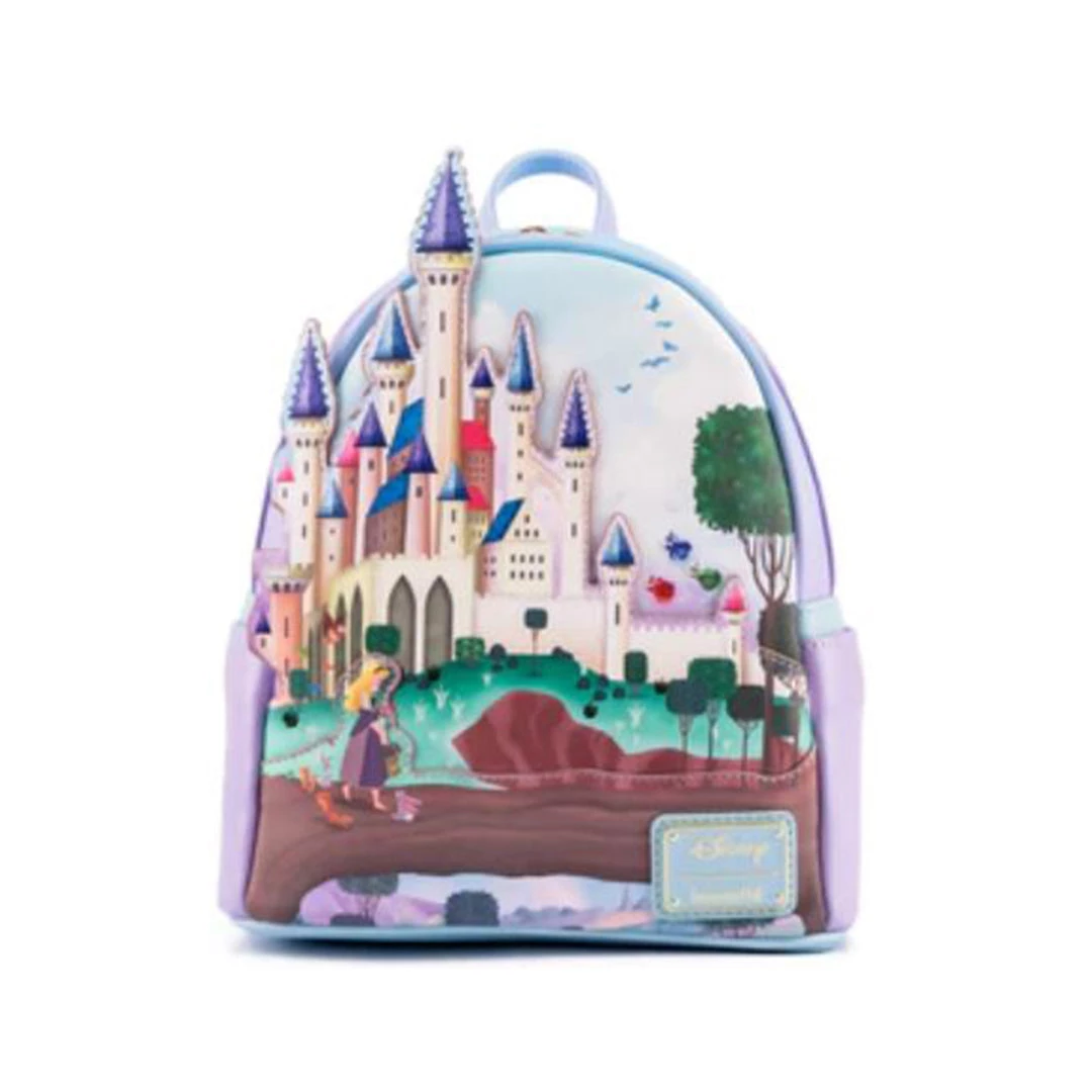 Danielle Nicole Backpacks Loungefly Disney Princess Castle Series Sleeping Beauty Mini Backpack 3 Danielle Nicole Backpacks Loungefly Disney Princess Castle Series Sleeping Beauty Mini Backpack