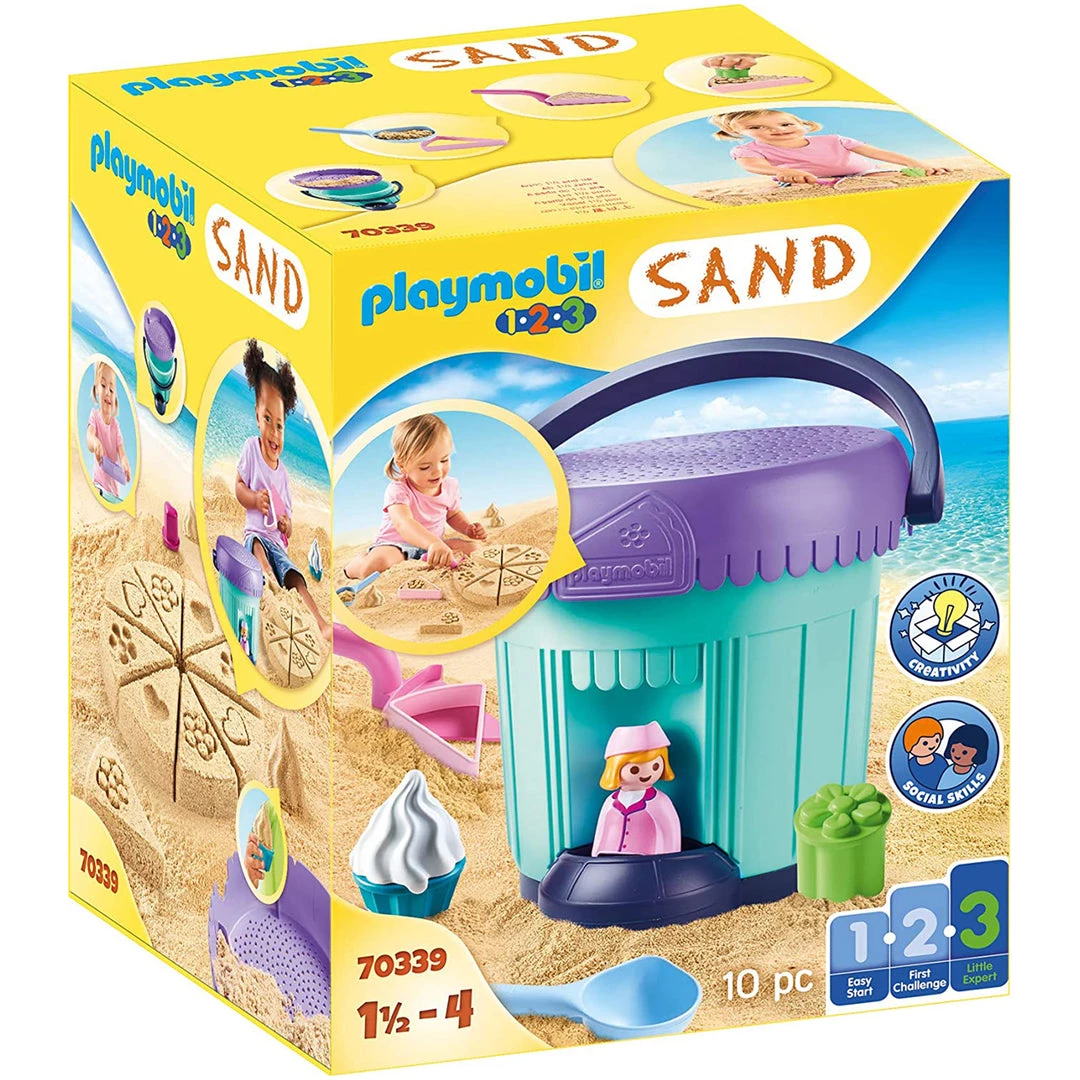 Playmobil 123 Bakery Sand Bucket 70339 3 Playmobil 123 Bakery Sand Bucket 70339