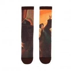 Out Of Print Harry Potter And The Deathly Hallows Single Pair Large Crew Socks