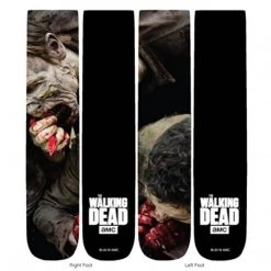 Everything Legwear Walking Dead Eating Walkers 360 Photoreal 1 Pair Of Socks