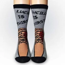 Everything Legwear Walking Dead Lucille Is Thirsty 1 Pair Of Socks