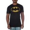 Bioworld DC Batman Vintage Oval Logo Faded Men's Tee Shirt