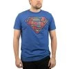 Bioworld DC Superman Vintage Logo Faded Men's Tee Shirt Shirts