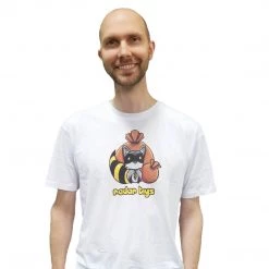 Funko Radar Toys Kawaii Cute Raccoon Tee Shirt Adult Small