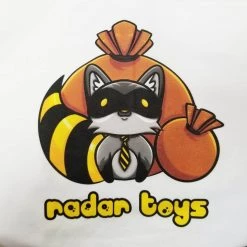 Funko Radar Toys Kawaii Cute Raccoon Tee Shirt Adult Small