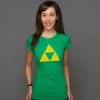 Jinx Shirts Zelda Power Wisdom Courage Symbol Women's Premium Tee Shirt