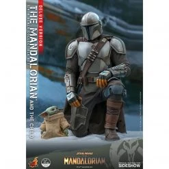 Sideshow Hot Toys Star Wars Mandalorian Grogu Deluxe Quarter Scale Figure