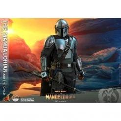 Sideshow Hot Toys Star Wars The Mandalorian With Child 1:4 Scale Figure