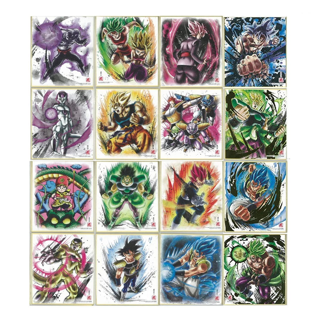 Bandai Dragon Ball Z Shikishi Art Collection 7 ART Blind Pack Anime Toys 4 Bandai Dragon Ball Z Shikishi Art Collection 7 ART Blind Pack Anime Toys