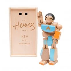 Action Figures Playhard Heroes Fir Wooden Action Figure
