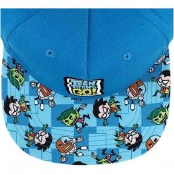 Hats Bioworld Teen Titans Go! Blue Youth Snapback Hat