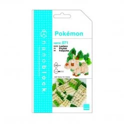 Blue Fin Nanoblock Pokemon Leafton Building Set