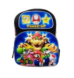 Jazwares Super Mario 3D Power Up Junior 12 Inch Backpack
