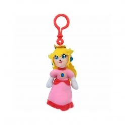 Little Buddy Super Mario World Of Nintendo Princess Peach Clip On Plush Figure