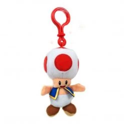 Little Buddy Super Mario World Of Nintendo Toad Clip On Plush Figure